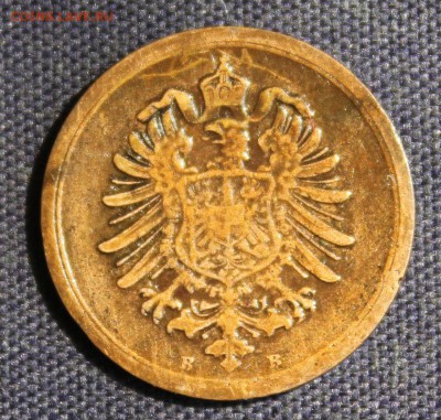 С 1 руб. КАЙЗЕРРЕЙХ 1 пфенниг 1874г."В"  до 9.06 в 22-00 - IMG_1877.JPG