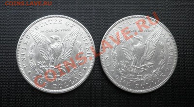 США, доллары, серебро, 1886 и 1887 гг. - US.1D.1886.1887.Rv