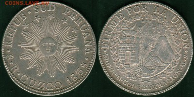 Южное Перу, Куско, 8 реалов 1838 - spc-8r-1838