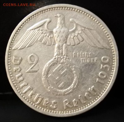 Третий Рейх 2 марки 1939г 5.06. 22-00 мск - 3.JPG