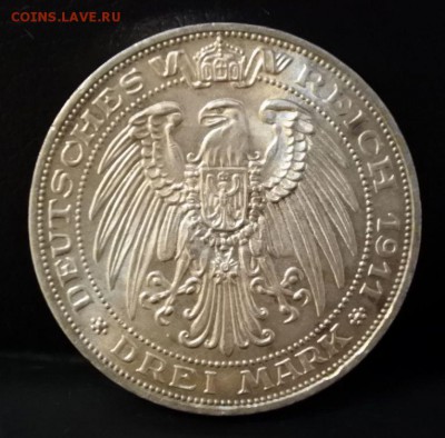 Пруссия 3 марки 1911г Бреслау  5.06. 22-00 мск - 14.JPG