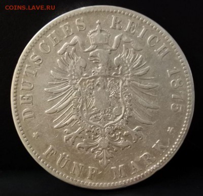 Баден 5 марок 1875г 5.06. 22-00 мск - 21.JPG