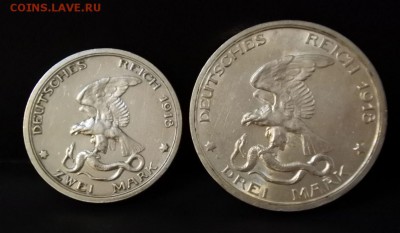 Пруссия 2 марки и 3 марки 1913г 5.06. 22-00 мск - 27.JPG