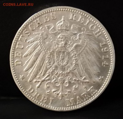 Бавария 3 марки 1914г Людвиг III до 5.06 22-00 мск - 29.JPG