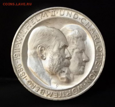 Вюртемберг 3 марки 1911г Свадьба до 5.06. 22-00 мск - 30.JPG