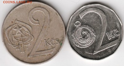 Чехословакия, Чехия. 2 кроны 1974, 1995 до 24.00 10.06.16 г - Scan-160530-0005