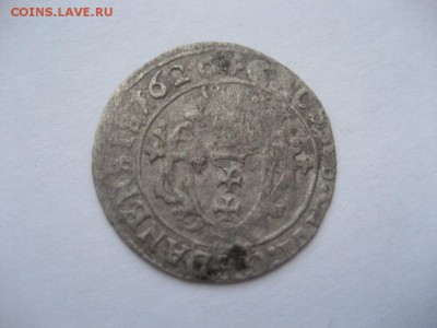 1 грош 1626г. Сигизмунд 3. Гданьск. - монеты 1750