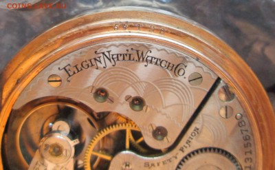 Часы кармнные Elgin  1907 на ходу - 15 020