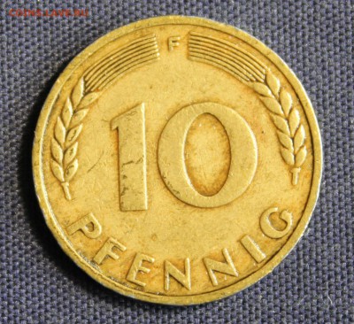 С 1 руб. ГЕРМАНИЯ 10 пфеннигов 1949г."F" до 10.06 в 22-00 - IMG_1849.JPG