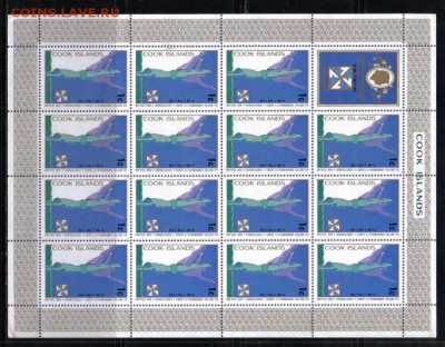 Острова Кука 1974г мл ЧБН до 6.06 22.00мск - Острова Кука 1974г мл ЧБН