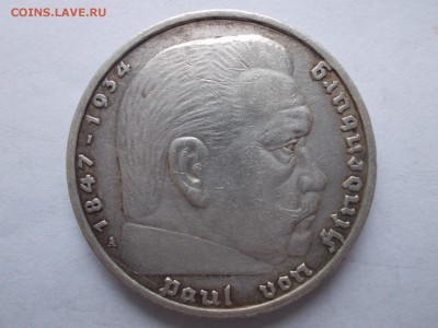 Восемь монет по 5 марок, Германия (1935-1936) - _1935_A_4_G_1.JPG