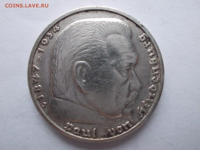 Восемь монет по 5 марок, Германия (1935-1936) - _1936_J_2_G_1.JPG