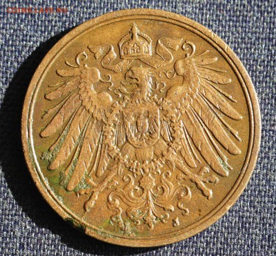 С 1 руб. ГЕРМАНИЯ 2 пфеннига 1910г."J" до 11.06 в 22-00 - IMG_1494.JPG