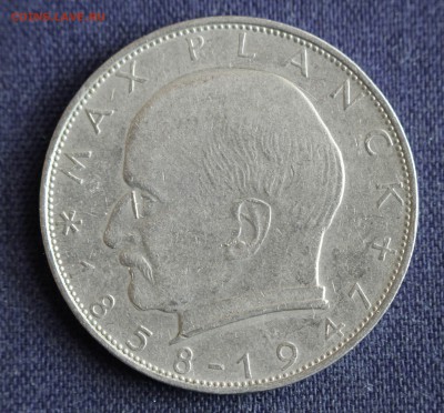 С 1 руб. ГЕРМАНИЯ 2 марк 1966г."G" МАКС ПЛАНК до 11.06 - IMG_1216.JPG