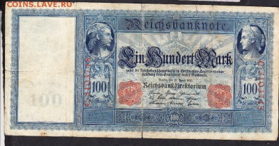Германия 1910 100 марок - 116