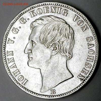 Германия. Саксония_серебряный талер 1871; до 05.06_22.58мск - 11167