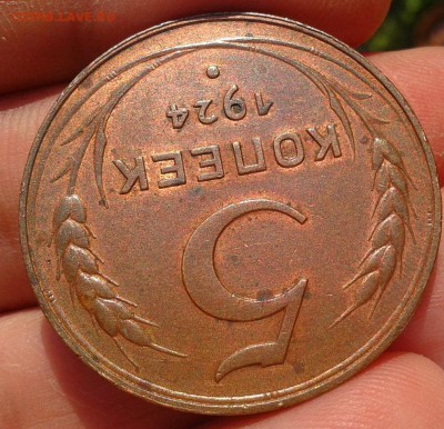 5 копеек 1924г шт блеск - Фото-0345