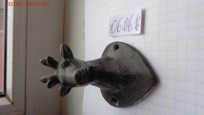 Голова оленя ( косули) вешалка ,силумин - DSC00858.JPG