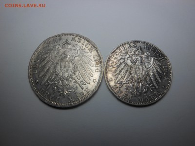 Людвиг III 3 марки и 2 марки 1914 г. ( двушка редкая) - DSCN0654[1].JPG