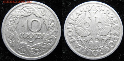 14.Разная инострань по фиксу - 14.4. -Польша 10 грош 1923     3471