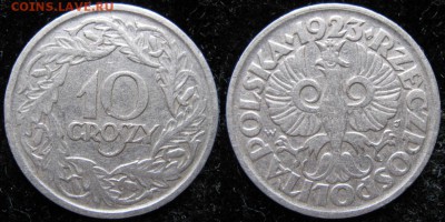14.Разная инострань по фиксу - 14.5. -Польша 10 грош 1923     3480