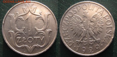 14.Разная инострань по фиксу - 14.13. -Польша 1 зл 1929    431