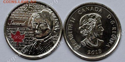 Польша-США-КАНАДА-19-20-РОССИЯ-Португалия-Казахстан - ca_25cents_2013_laura_second_colour