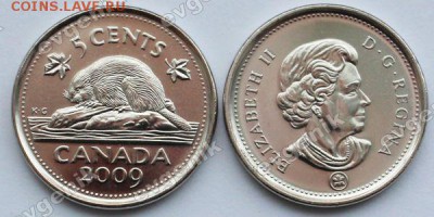 Польша-США-КАНАДА-19-20-РОССИЯ-Португалия-Казахстан - ca_5cents_2009