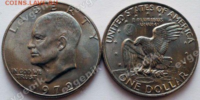 Польша-США-КАНАДА-19-20-РОССИЯ-Португалия-Казахстан - us_1_dollar_eisenhower_1972_p