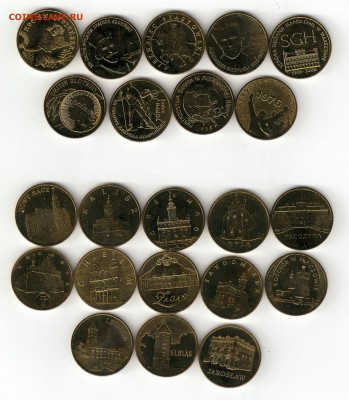 Польша 2zł Юбилейка 2006г 22 монеты (в том числе города) - 114321_scan