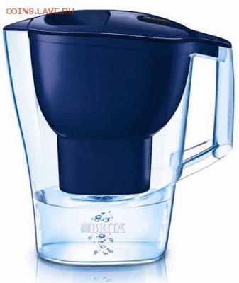 Фикс - Фильтр для воды BRITA ALUNA XL-FR (Синий) - 2 часа!!! - фильтр синий
