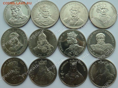 Польша-США-КАНАДА-19-20-РОССИЯ-Португалия-Казахстан - pl_set_kings_80th_12pcs