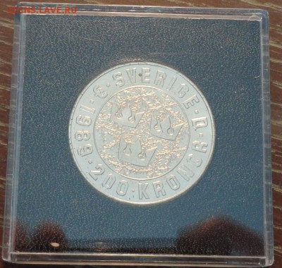 ШВЕЦИЯ - ЧМ по ХОККЕЮ в кассете нечастая до 14.06, 22.00 - Швеция 200 крон хоккеист-1