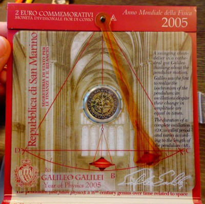 САН-МАРИНО - 2 евро ГАЛИЛЕЙ буклет до 14.06, 22.00 - Сан-Марино 2 евро Галилей буклет_4