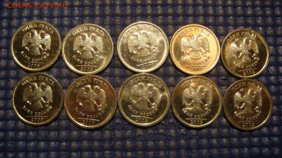 UNC 2009 ммд Н 1 рубль 3.12 В А.С лот 10 монет 18-30 10.06 - DSC09235.JPG