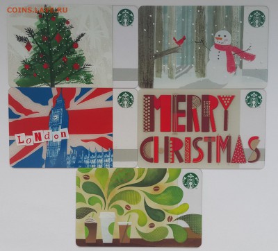 карты Starbucks (Старбакс) - Англия-1