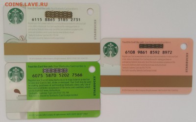 карты Starbucks (Старбакс) - Ирландия-2