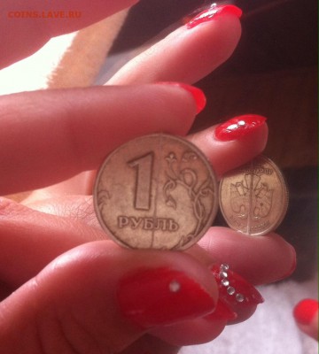 1 рубль 1997 год 180 градусов - image