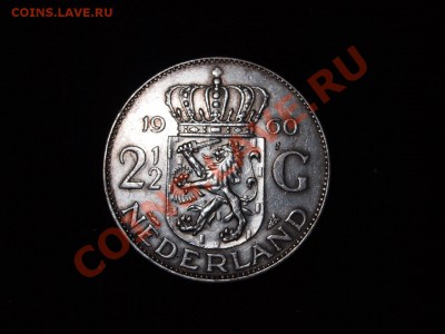 Нидерланды 2.5 гульдена.1960.Серебро.20.11  22-00 - PB161598.JPG
