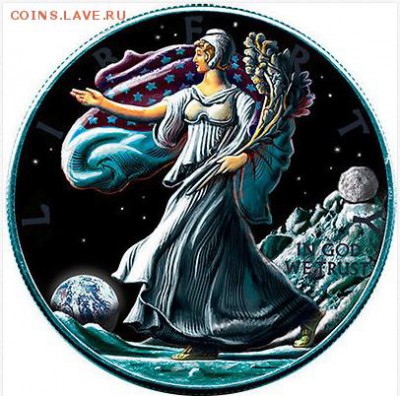 Deep Frozen Edition, Liberty walking Moon and Mars. - Луна