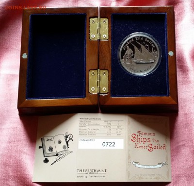 $1 Тувалу 2015г. Химера Синдбад мореход 1oz Ag.PROOF - 3