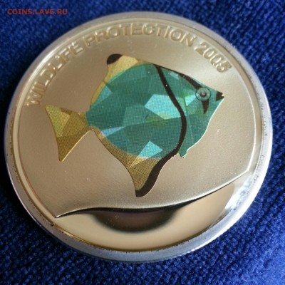 10 франков Конго 2005 год Ag - 20160528_144846~2