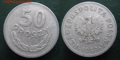 14.Разная инострань по фиксу - 14.34. -Польша 50 гр 1949 Al