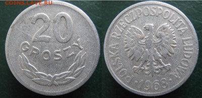 14.Разная инострань по фиксу - 14.51. -Польша 20 гр 1968
