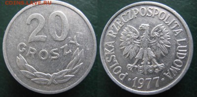14.Разная инострань по фиксу - 14.52. -Польша 20 гр 1977