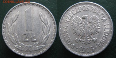 14.Разная инострань по фиксу - 14.58. -Польша 1 зл 1975