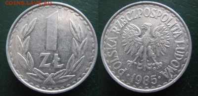 14.Разная инострань по фиксу - 14.59. -Польша 1 зл 1985