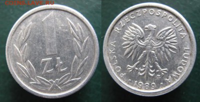 14.Разная инострань по фиксу - 14.61. -Польша 1 зл 1989