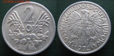 14.Разная инострань по фиксу - 14.63. -Польша 2 зл 1974
