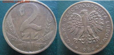 14.Разная инострань по фиксу - 14.65. -Польша 2 злотых 1984